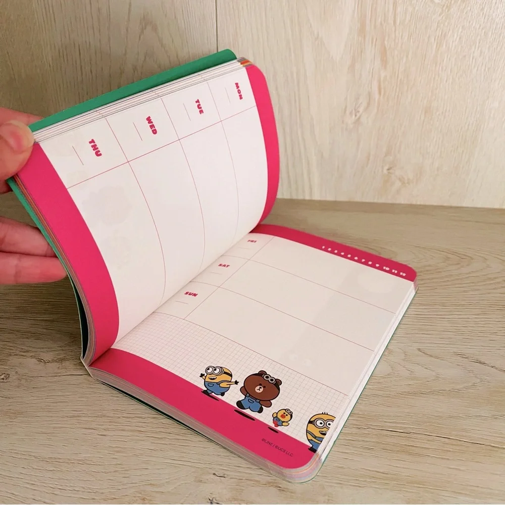 🌹 Line Friends and Minions Planner